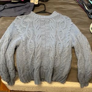 Women’s blue American eagle sweater size small